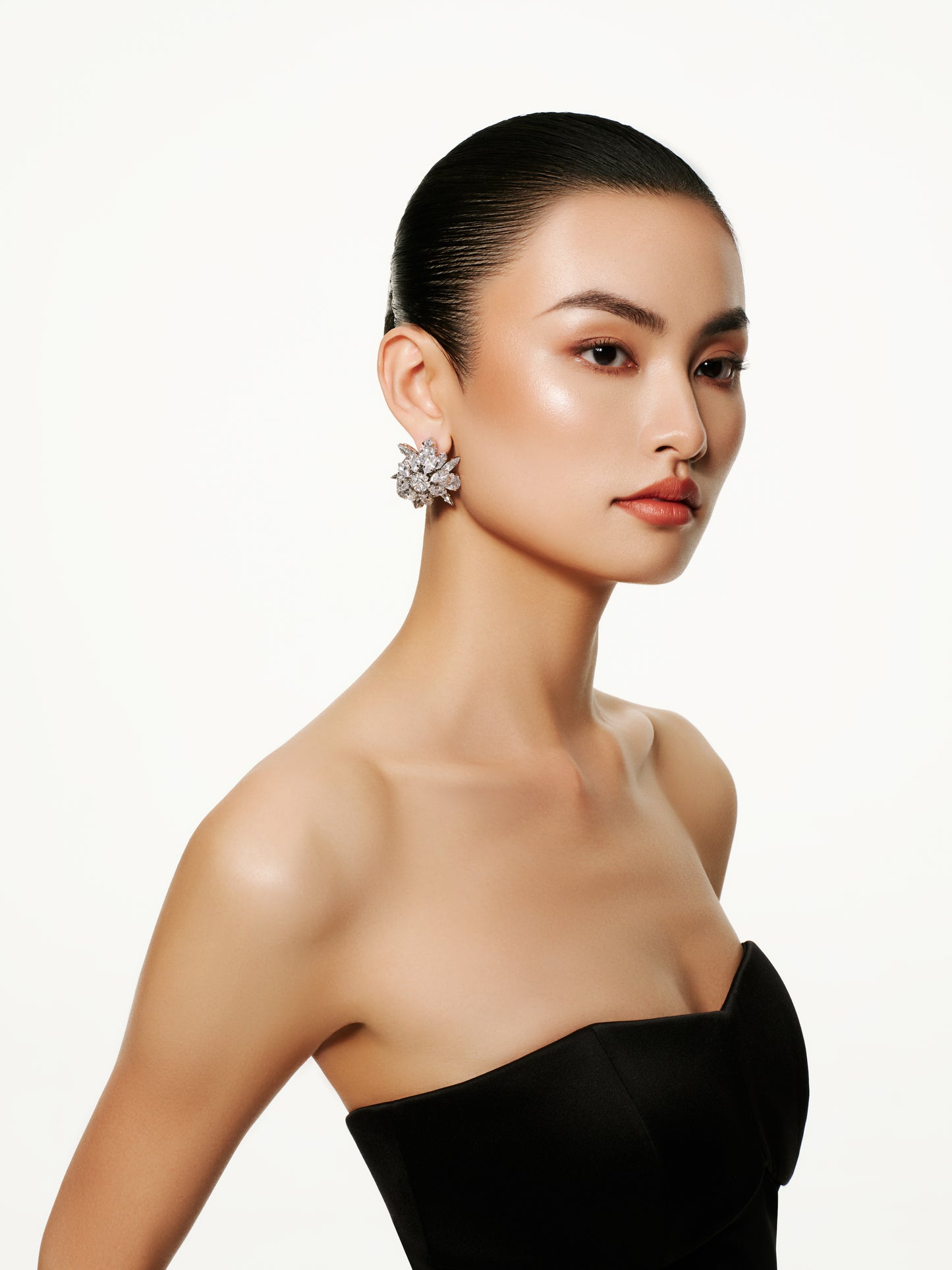 Layered Crystal Earrings