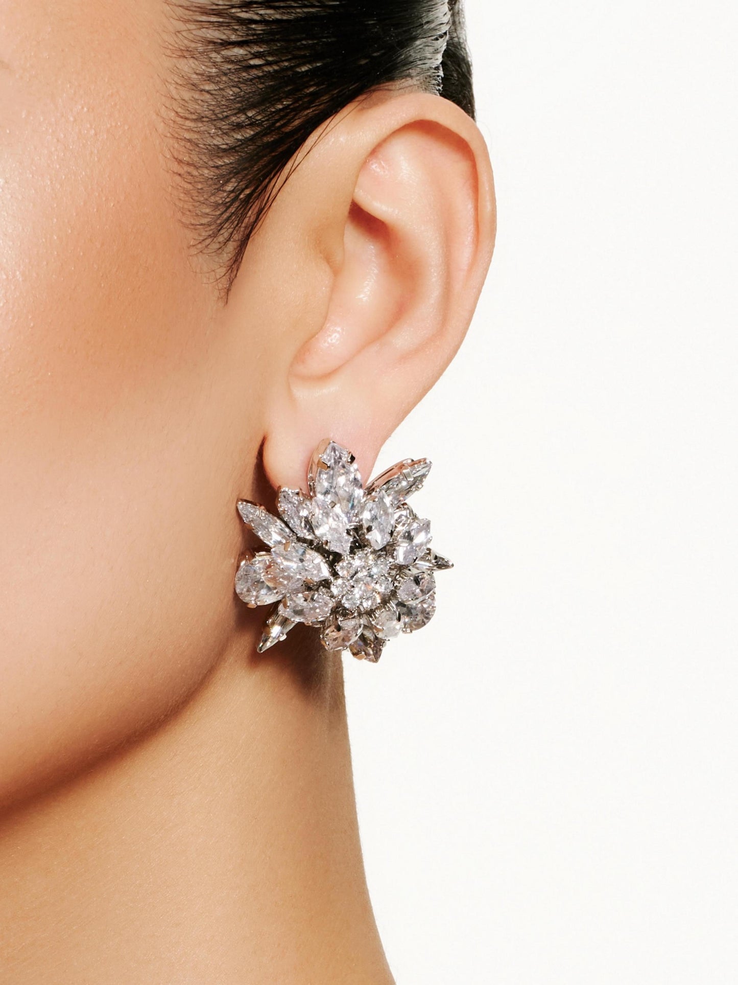 Layered Crystal Earrings